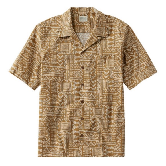 L.L. Bean Men’s Tropics Walnut Geo Hawaiian Aztec Mayan Size XXL NWT - Picture 8 of 8